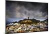 The 10th Century Moorish Alcazaba Fortress tower overlooking Velez Malaga, Malaga Province, Anda...-Panoramic Images-Mounted Photographic Print