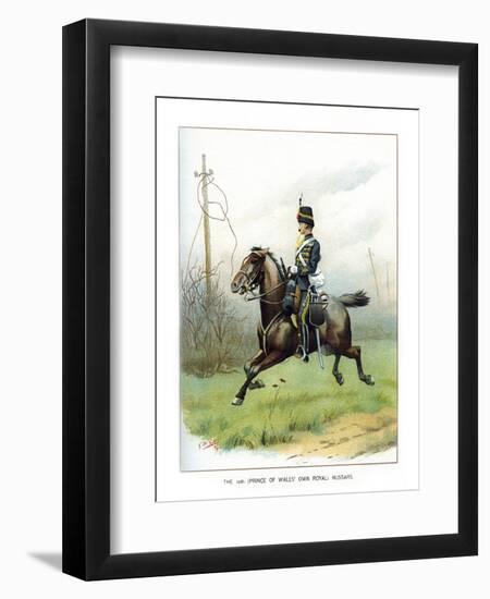 The 10th (Prince of Wales' Own Roya) Hussars, C1890-Geoffrey Douglas Giles-Framed Giclee Print