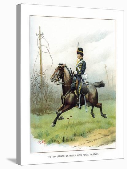 The 10th (Prince of Wales' Own Roya) Hussars, C1890-Geoffrey Douglas Giles-Stretched Canvas