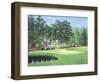 The 11th At Augusta-White Dogwood-Bernard Willington-Framed Art Print