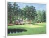 The 11th At Augusta-White Dogwood-Bernard Willington-Framed Art Print