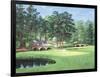 The 11th At Augusta-White Dogwood-Bernard Willington-Framed Art Print