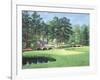 The 11th At Augusta-White Dogwood-Bernard Willington-Framed Art Print