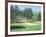 The 11th At Augusta-White Dogwood-Bernard Willington-Framed Art Print