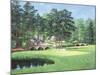 The 11th At Augusta-White Dogwood-Bernard Willington-Mounted Art Print