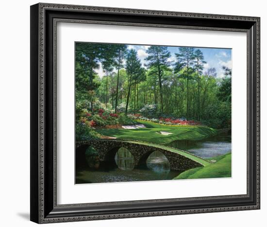 The 12th At Augusta-Larry Dyke-Framed Art Print