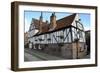 The 13th Century Half-Timbered Red Lion Public House-Peter Richardson-Framed Photographic Print