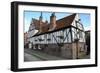 The 13th Century Half-Timbered Red Lion Public House-Peter Richardson-Framed Photographic Print