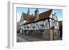 The 13th Century Half-Timbered Red Lion Public House-Peter Richardson-Framed Photographic Print