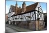 The 13th Century Half-Timbered Red Lion Public House-Peter Richardson-Mounted Photographic Print