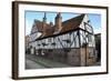 The 13th Century Half-Timbered Red Lion Public House-Peter Richardson-Framed Photographic Print