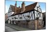 The 13th Century Half-Timbered Red Lion Public House-Peter Richardson-Mounted Photographic Print