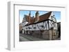 The 13th Century Half-Timbered Red Lion Public House-Peter Richardson-Framed Photographic Print