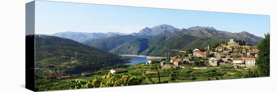 The 13th Century Old Castle of Lindoso, Keeping an Eye on the Spanish Mountains Ahead-Mauricio Abreu-Stretched Canvas