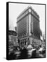 The 14-Story Hotel Claridge Towers Over the East Side of Broadway at 44th Street-null-Framed Stretched Canvas