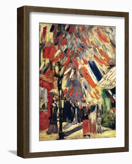 The 14th July, 1886-Vincent van Gogh-Framed Giclee Print