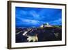 The 15th Century Chateau and Cathedral, Neuchatel, Switzerland, Europe-Christian Kober-Framed Photographic Print