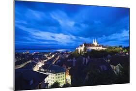 The 15th Century Chateau and Cathedral, Neuchatel, Switzerland, Europe-Christian Kober-Mounted Photographic Print