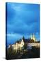 The 15th Century Chateau and Cathedral, Neuchatel, Switzerland, Europe-Christian Kober-Stretched Canvas