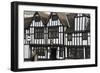 The 15th Century Half-Timbered Black Swan Public House-Peter Richardson-Framed Photographic Print