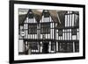 The 15th Century Half-Timbered Black Swan Public House-Peter Richardson-Framed Photographic Print