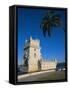 The 16th Century Belem Tower (Torre De Belem), Designed by Francisco Arruda, Lisbon, Portugal-Alain Evrard-Framed Stretched Canvas