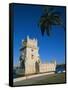 The 16th Century Belem Tower (Torre De Belem), Designed by Francisco Arruda, Lisbon, Portugal-Alain Evrard-Framed Stretched Canvas