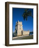 The 16th Century Belem Tower (Torre De Belem), Designed by Francisco Arruda, Lisbon, Portugal-Alain Evrard-Framed Photographic Print