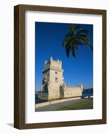 The 16th Century Belem Tower (Torre De Belem), Designed by Francisco Arruda, Lisbon, Portugal-Alain Evrard-Framed Photographic Print