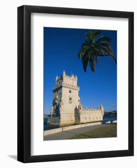 The 16th Century Belem Tower (Torre De Belem), Designed by Francisco Arruda, Lisbon, Portugal-Alain Evrard-Framed Photographic Print