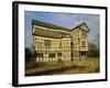 The 16th Century Black and White Gabled House, Little Moreton Hall, Cheshire, England, UK-Jonathan Hodson-Framed Photographic Print