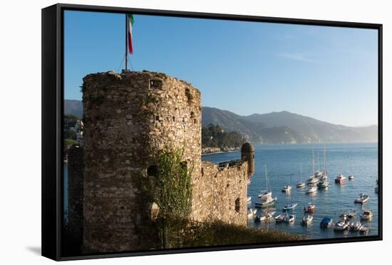 The 16th Century Castle, Santa Margherita Ligure, Genova (Genoa), Liguria, Italy, Europe-Carlo Morucchio-Framed Stretched Canvas