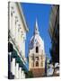 The 16Th Century Cathedral, Old Town, UNESCO World Heritage Site, Cartagena, Colombia-Christian Kober-Stretched Canvas