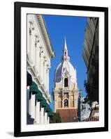 The 16Th Century Cathedral, Old Town, UNESCO World Heritage Site, Cartagena, Colombia-Christian Kober-Framed Photographic Print