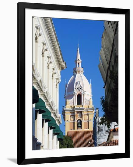 The 16Th Century Cathedral, Old Town, UNESCO World Heritage Site, Cartagena, Colombia-Christian Kober-Framed Photographic Print