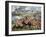 The 16th Regiment of Foot at Blenheim, 13th August 1704, c.1900-Richard Simkin-Framed Giclee Print