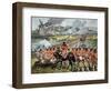 The 16th Regiment of Foot at Blenheim, 13th August 1704, c.1900-Richard Simkin-Framed Giclee Print