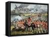 The 16th Regiment of Foot at Blenheim, 13th August 1704, c.1900-Richard Simkin-Framed Stretched Canvas