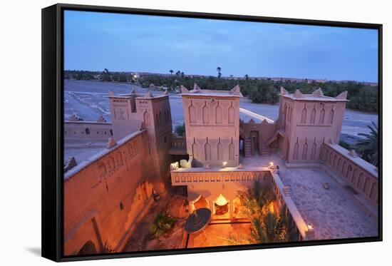 The 17th Century Amerhidil Kasbah, Skoura. Morocco (Mr)-Mauricio Abreu-Framed Stretched Canvas