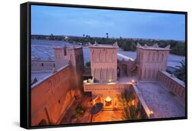 The 17th Century Amerhidil Kasbah, Skoura. Morocco (Mr)-Mauricio Abreu-Framed Stretched Canvas