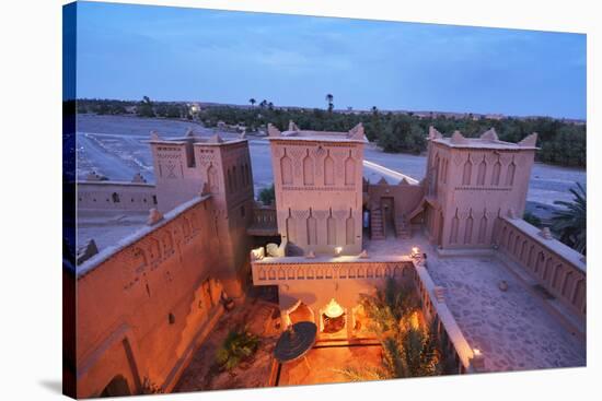 The 17th Century Amerhidil Kasbah, Skoura. Morocco (Mr)-Mauricio Abreu-Stretched Canvas