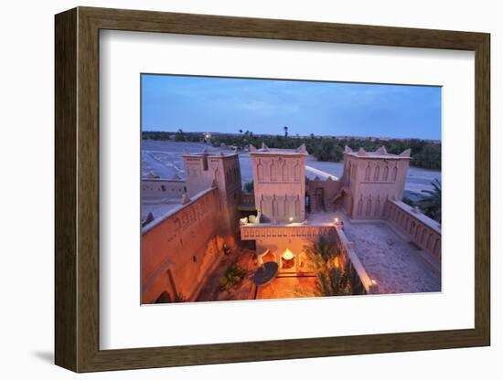 The 17th Century Amerhidil Kasbah, Skoura. Morocco (Mr)-Mauricio Abreu-Framed Photographic Print