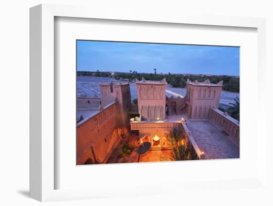 The 17th Century Amerhidil Kasbah, Skoura. Morocco (Mr)-Mauricio Abreu-Framed Photographic Print