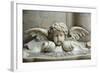 The 17th Century Holy Water Font, St. Germain l'Auxerrois Church, Paris, France, Europe-Godong-Framed Photographic Print