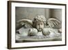 The 17th Century Holy Water Font, St. Germain l'Auxerrois Church, Paris, France, Europe-Godong-Framed Photographic Print