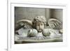 The 17th Century Holy Water Font, St. Germain l'Auxerrois Church, Paris, France, Europe-Godong-Framed Photographic Print