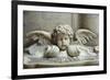 The 17th Century Holy Water Font, St. Germain l'Auxerrois Church, Paris, France, Europe-Godong-Framed Photographic Print