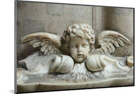 The 17th Century Holy Water Font, St. Germain l'Auxerrois Church, Paris, France, Europe-Godong-Mounted Photographic Print