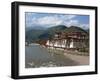 The 17th Century Punakha Dzong (The Palace of Great Happiness), Second Oldest and Second Largest Dz-Nigel Pavitt-Framed Photographic Print