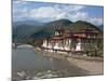 The 17th Century Punakha Dzong (The Palace of Great Happiness), Second Oldest and Second Largest Dz-Nigel Pavitt-Mounted Photographic Print